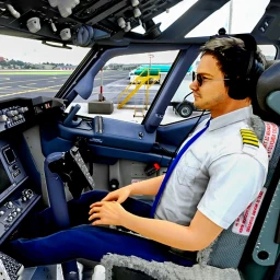 aşırı sinek pilotu iniş uçağı simgesi